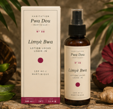 Limyè Bwa — Lotion locks leave-in hibiscus & carapate