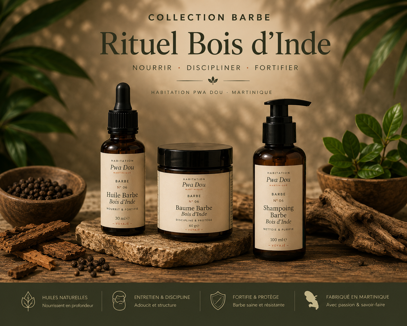 Collection Barbe — Rituel Bois d'Inde