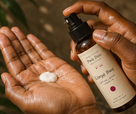 Limyè Bwa — Lotion locks leave-in hibiscus & carapate