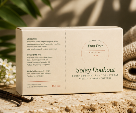 Soley Doubout — Savon corps roucou & curcuma de Martinique